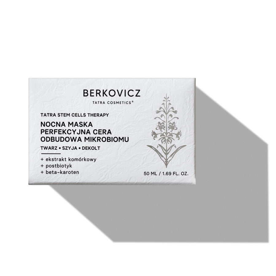 Nocna Maska Perfekcyjna Cera Probiotyczna Odbudowa Mikrobiomu - Berkovicz