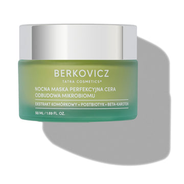Nocna Maska Perfekcyjna Cera Probiotyczna Odbudowa Mikrobiomu - Berkovicz